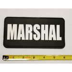 Velcro PVC Marshal Patch 6" x 3" Placard Identifier - Sword and Shield Strategic