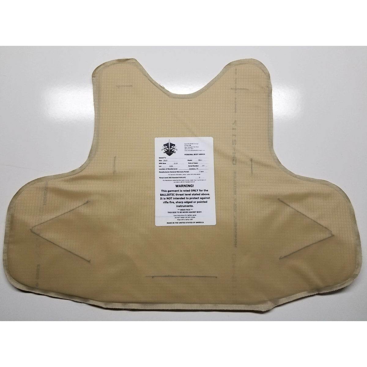 POLY-GRAPH 3A+ Sentinel Concealed Armor Vest by Sword and Shield ...