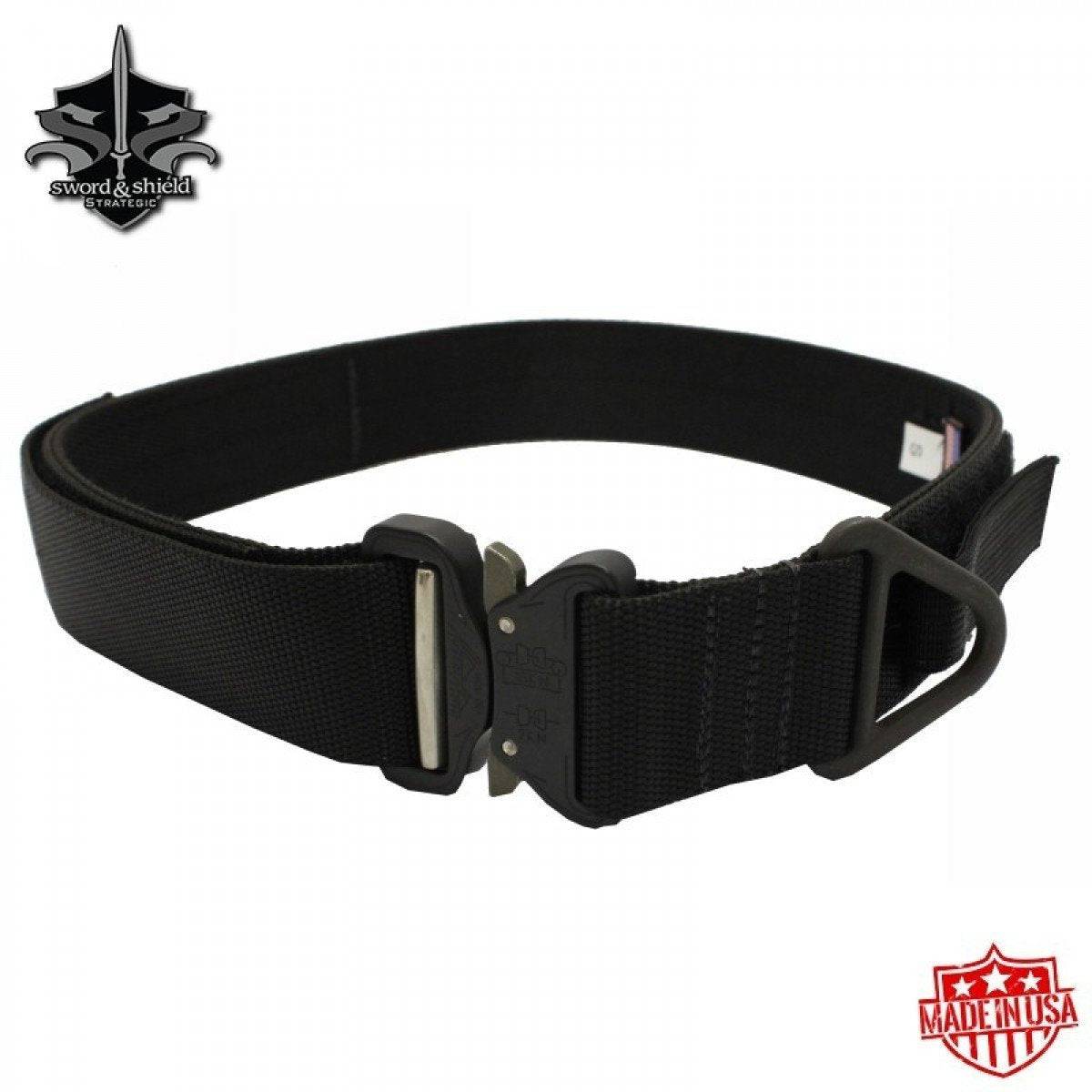 New - Ares Gear Ranger Belt with Cobra Buckle - Black - Size XS or S